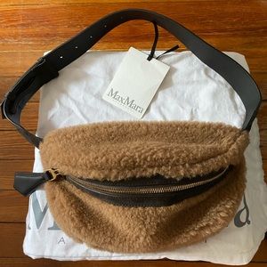 MaxMara Teddy Shearling Belt Bag